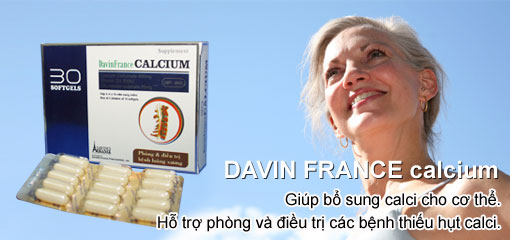 Một sản phẩm của Công ty CP Dược Phẩm Davin - Pháp được các chuyên gia khuyên dùng